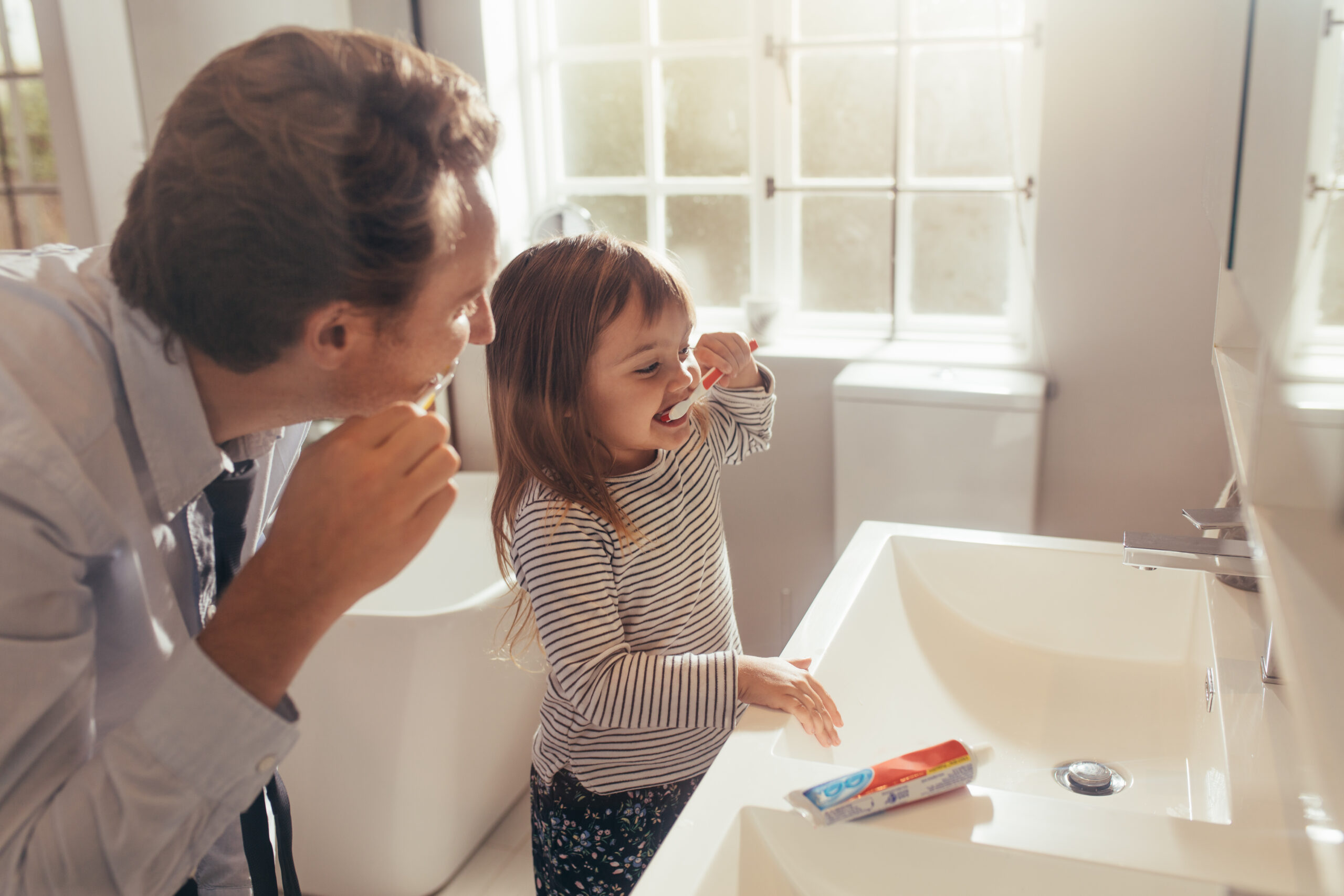 Clean filtered water in a modern residential setting