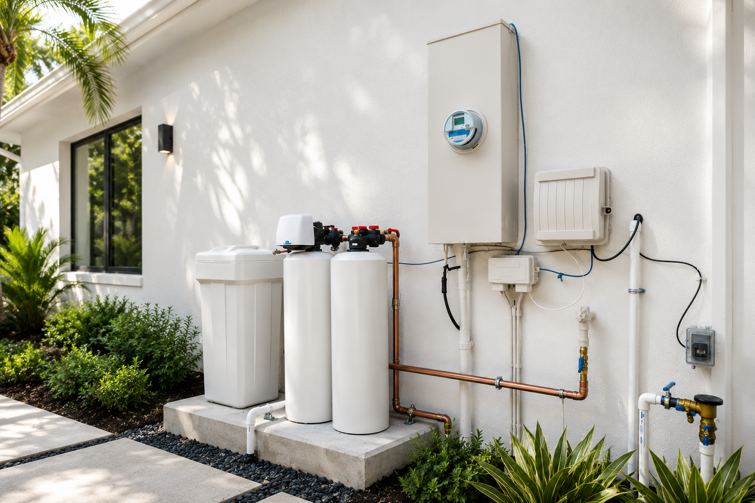 Whole home water filtration system professionally installed by Real Water Filtration Solutions